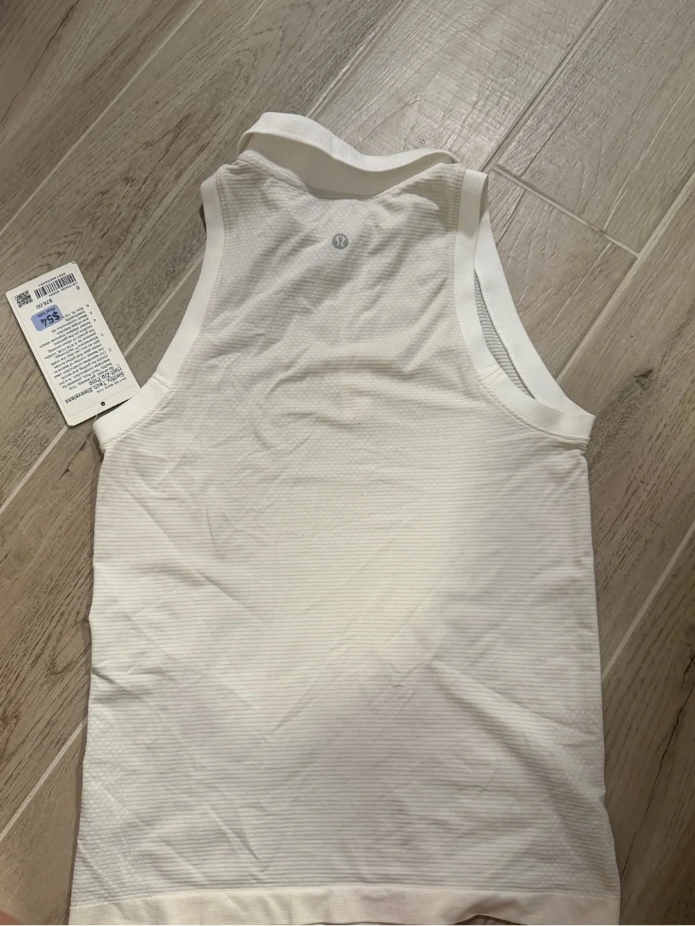 lululemon athletica swiftly tech polo white tank